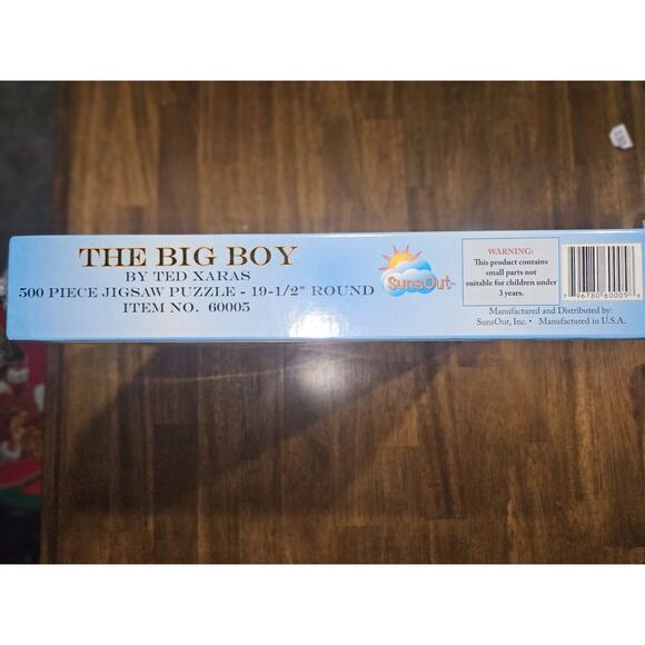 SunsOut The Big Boy by Ted Xaras Round Jigsaw Puzzle 500 Pieces - Picture 3 of 3